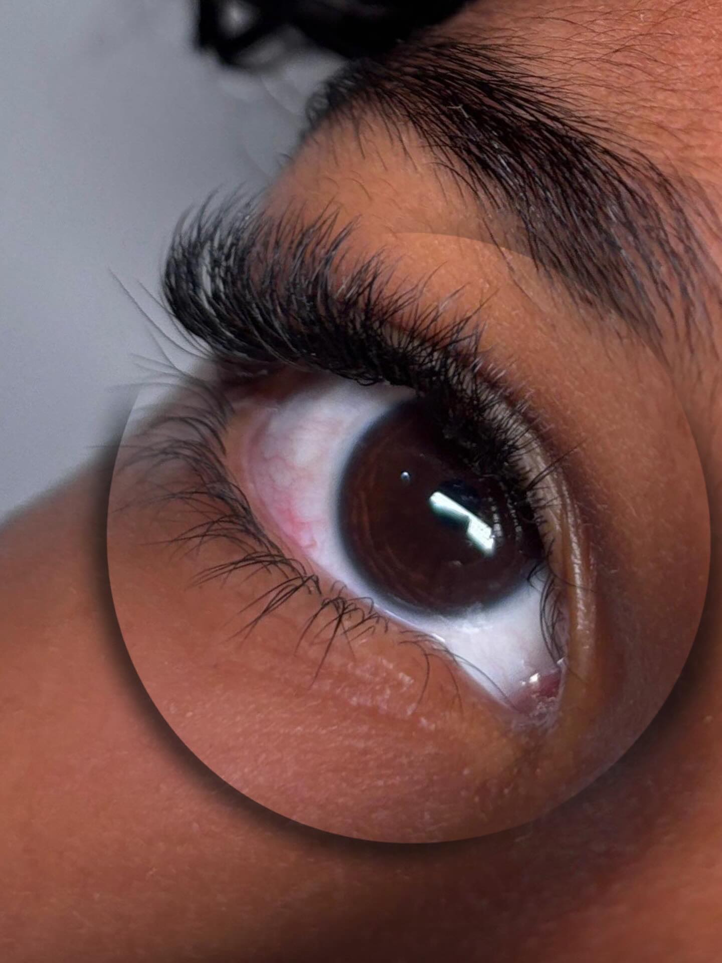 Close de cílios Volume Luxo